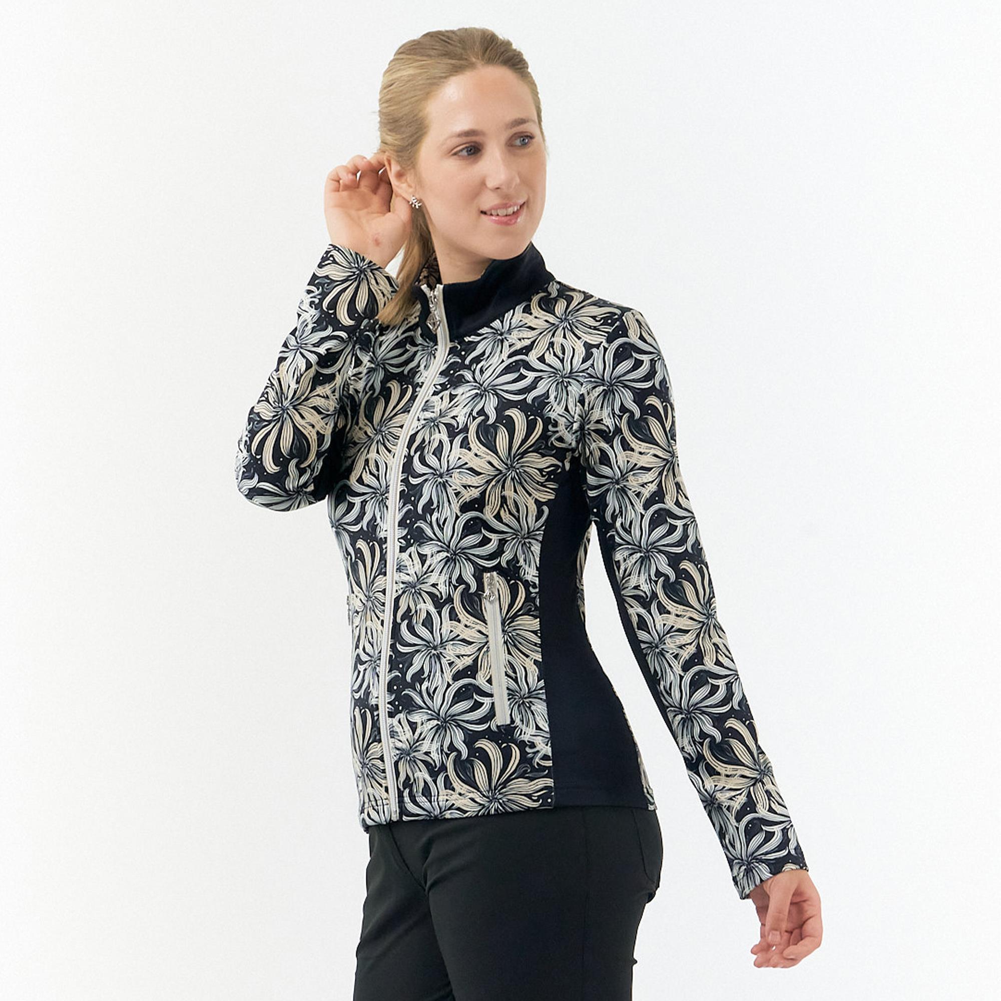 Pure Golf Auttie Winterweight Ladies Golf Jacket Champagne Orchid